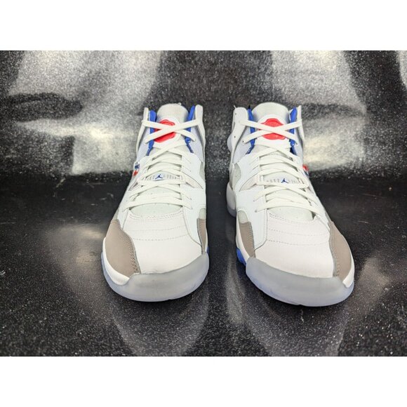 Nike Air Jordan Jumpman Two Trey White Red Blue DX6551-104 Men's Size 11.5 NIB - Picture 4 of 9